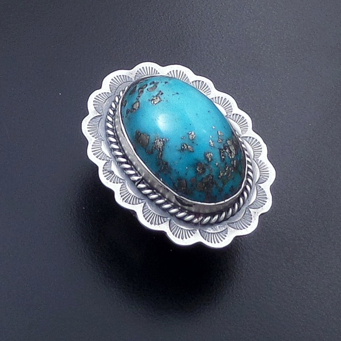 Vintage Sterling Silver Turquoise Ring Maisels of Albuquerque Original Tag Tribal Native American Sterling Silver outlet USA Stamped Vintage size 6