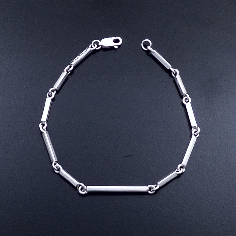 Men's Classic Silver Toggle Chain Bracelet | Silverwow.net